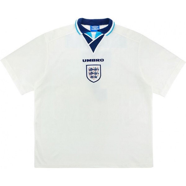 Thailande Maillot Football Angleterre Domicile Retro 1996 Blanc